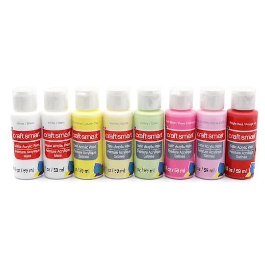 12 Packs: 24 ct. (288 total) Satin Classic Acrylic Paint Set by Craft Smart®